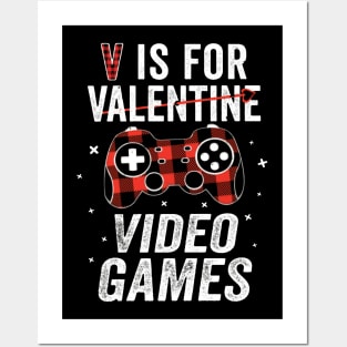 v is for video games Posters and Art